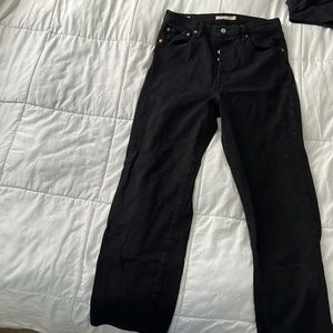 Levi button fly jeans